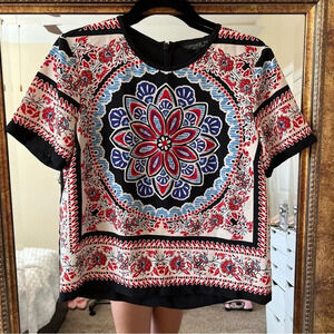 Top shop floral print blouse